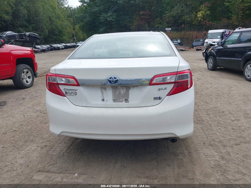 2012 Toyota Camry Hybrid Xle VIN: 4T1BD1FK2CU040780 Lot: 43219300