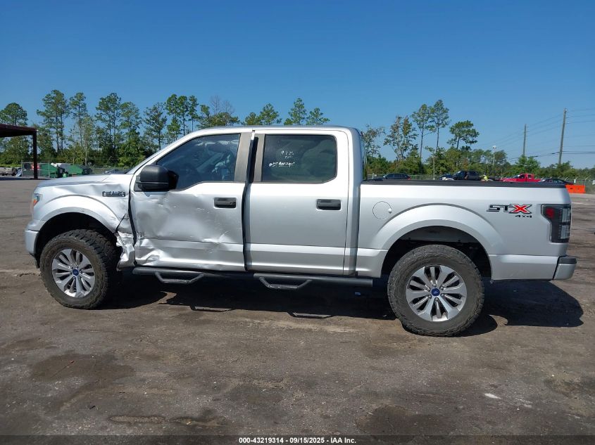 2018 Ford F-150 Xl VIN: 1FTEW1E55JFA27725 Lot: 43219314