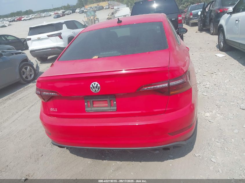 2019 Volkswagen Jetta Gli 2.0T 35Th Anniversary Edition/2.0T Autobahn/2.0T S VIN: 3VW6T7BU0KM168406 Lot: 43219315