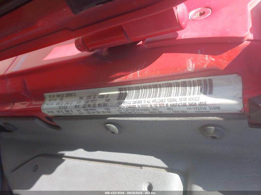 1997 Jeep Wrangler Se VIN: 1J4FY29P3VP443847 Lot: 43219349