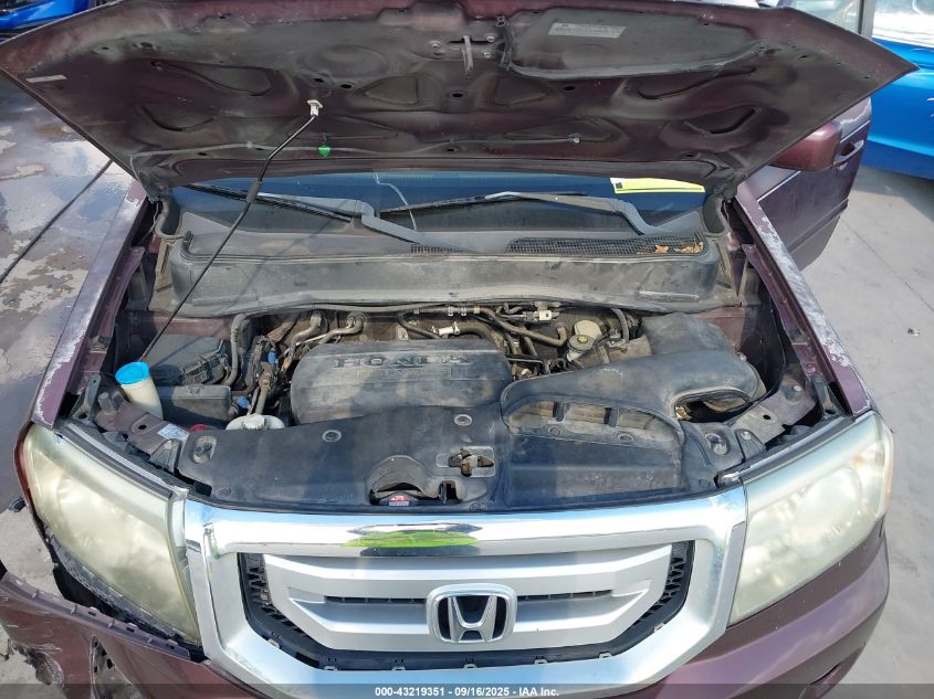 2011 Honda Pilot Ex-L VIN: 5FNYF3H58BB011139 Lot: 43219351