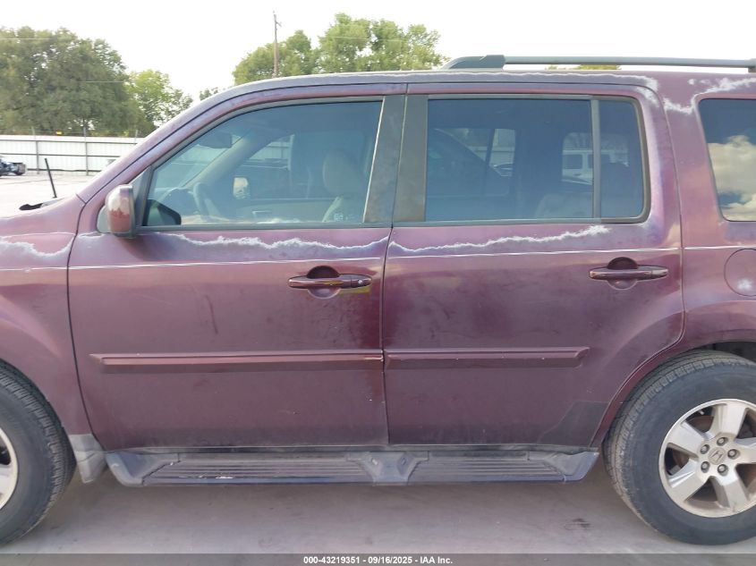 2011 Honda Pilot Ex-L VIN: 5FNYF3H58BB011139 Lot: 43219351