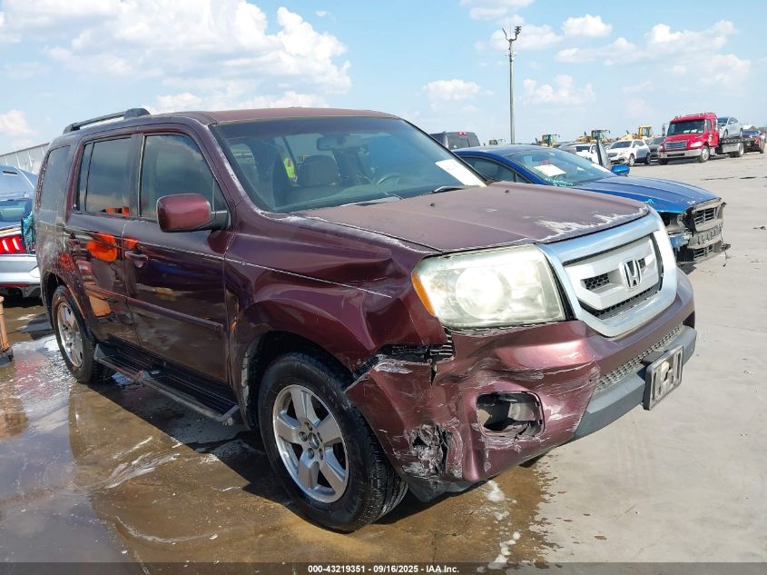 2011 Honda Pilot Ex-L VIN: 5FNYF3H58BB011139 Lot: 43219351