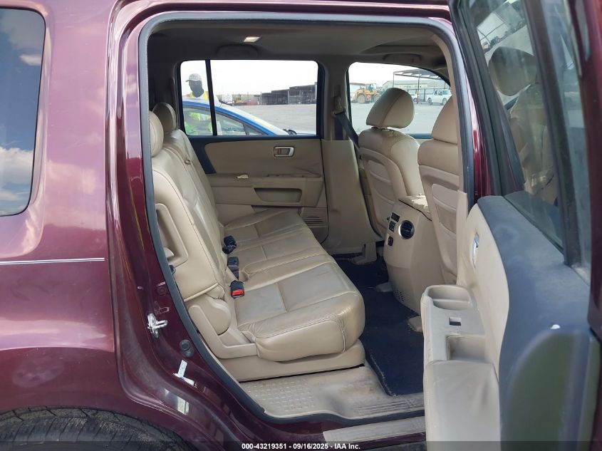 2011 Honda Pilot Ex-L VIN: 5FNYF3H58BB011139 Lot: 43219351