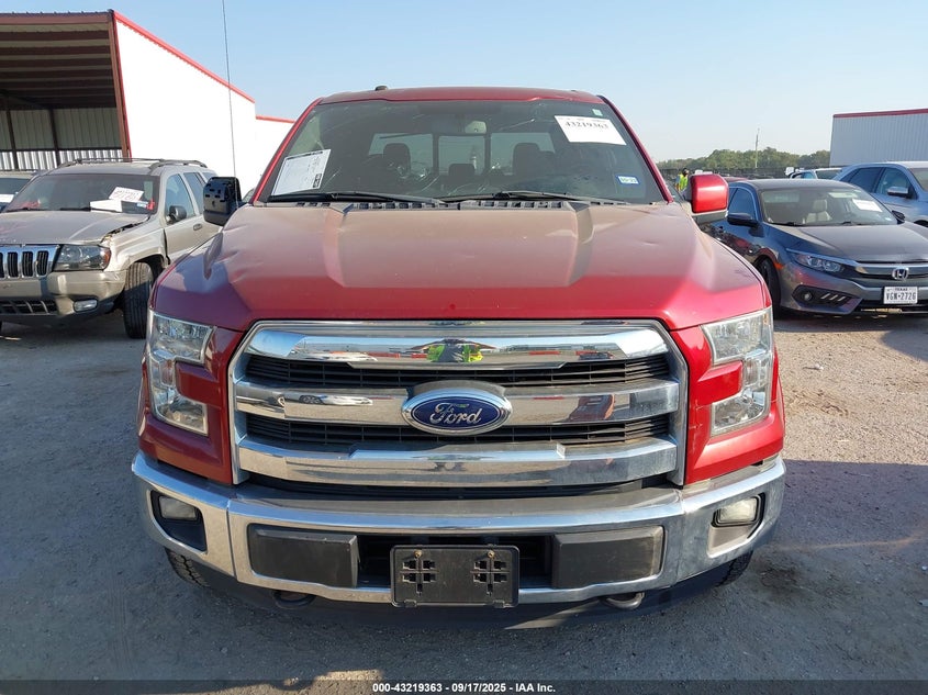 2016 Ford F-150 Lariat VIN: 1FTEW1EG8GKE00886 Lot: 43219363