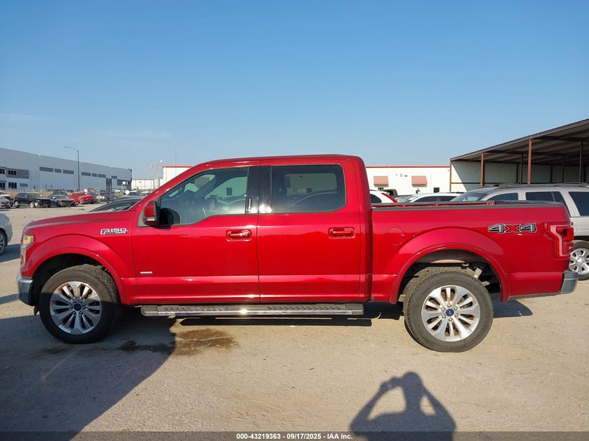 2016 Ford F-150 Lariat VIN: 1FTEW1EG8GKE00886 Lot: 43219363