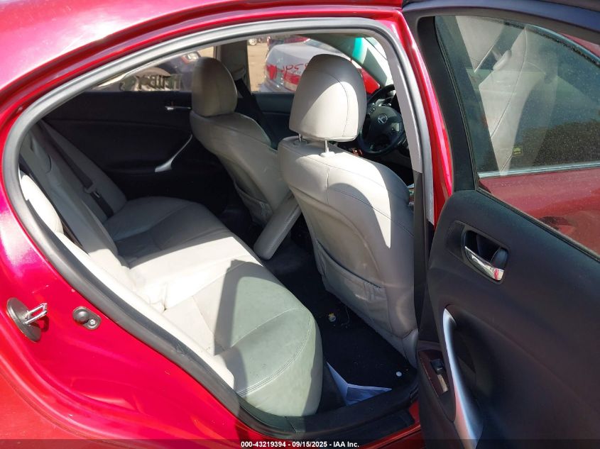 2008 Lexus Is 250 VIN: JTHBK262182064781 Lot: 43219394