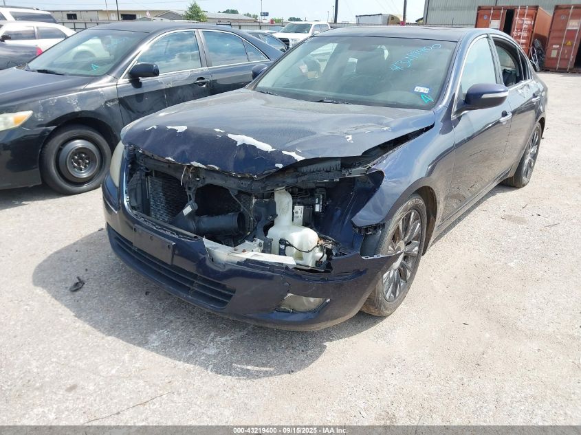 2009 Hyundai Genesis 3.8 VIN: KMHGC46E49U032970 Lot: 43219400