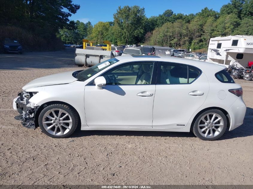 2012 Lexus Ct 200H Premium VIN: JTHKD5BH7C2120138 Lot: 43219449