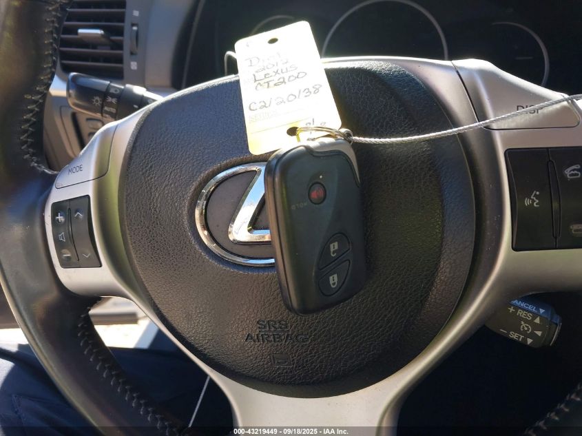 2012 Lexus Ct 200H Premium VIN: JTHKD5BH7C2120138 Lot: 43219449