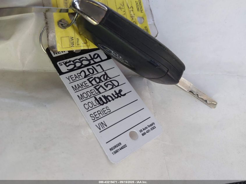 2017 Ford F-150 Xl VIN: 1FTEX1CF5HKD34175 Lot: 43219471