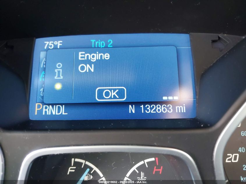 2014 Ford Focus Se VIN: 1FADP3F21EL225076 Lot: 43219552