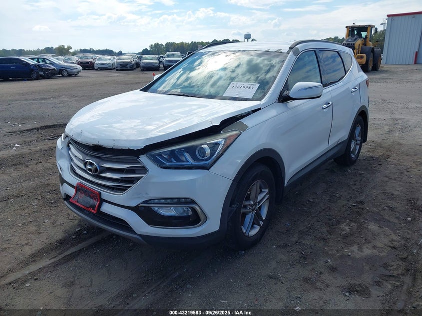 2017 Hyundai Santa Fe Sport 2.4L white other gasoline 5NMZUDLB3HH003194 photo #3