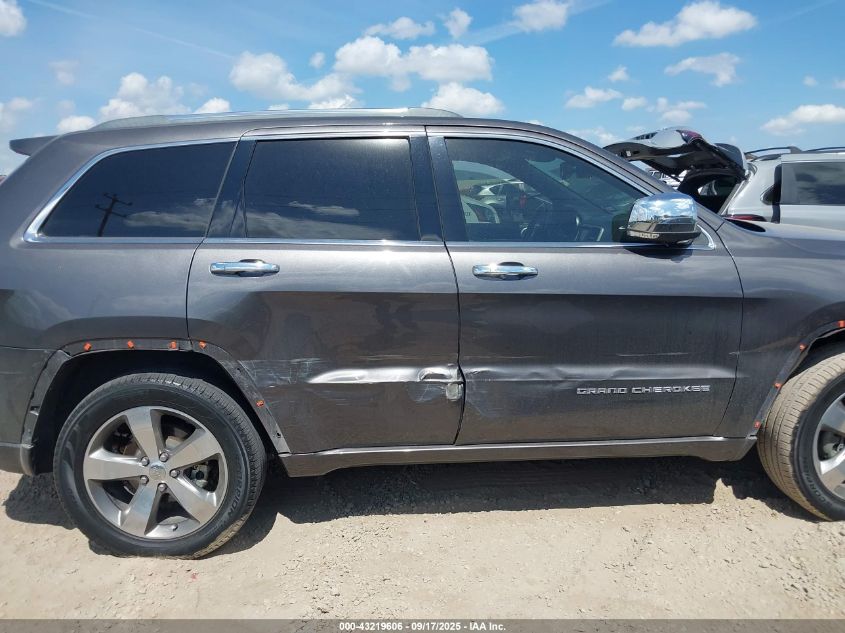 2014 Jeep Grand Cherokee Overland VIN: 1C4RJECGXEC404942 Lot: 43219606