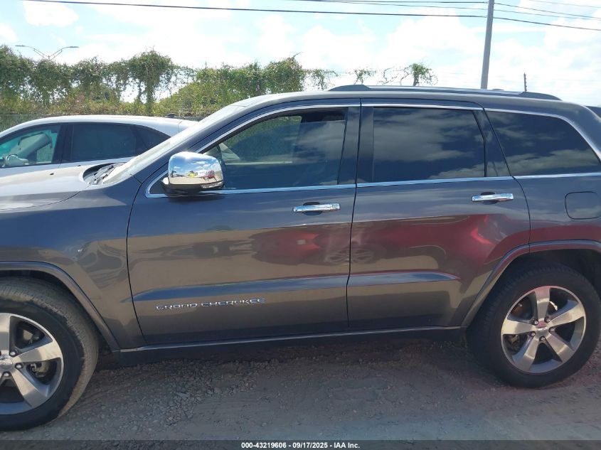 2014 Jeep Grand Cherokee Overland VIN: 1C4RJECGXEC404942 Lot: 43219606