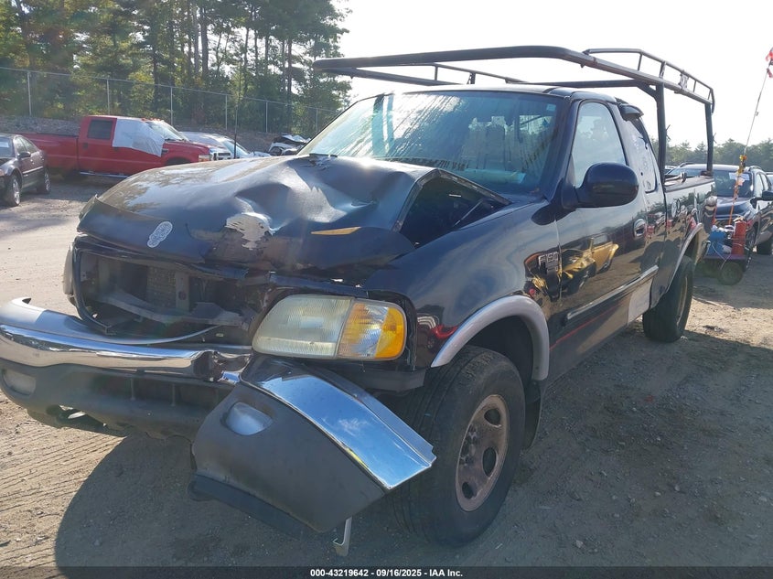 2003 Ford F-150 Lariat/Xl/Xlt black truck gasoline 2FTRX18L83CB06216 photo #3