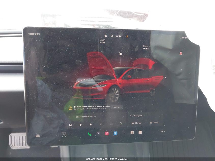 2025 Tesla Model 3 Long Range All-Wheel Drive VIN: 5YJ3E1EB5SF874198 Lot: 43219698