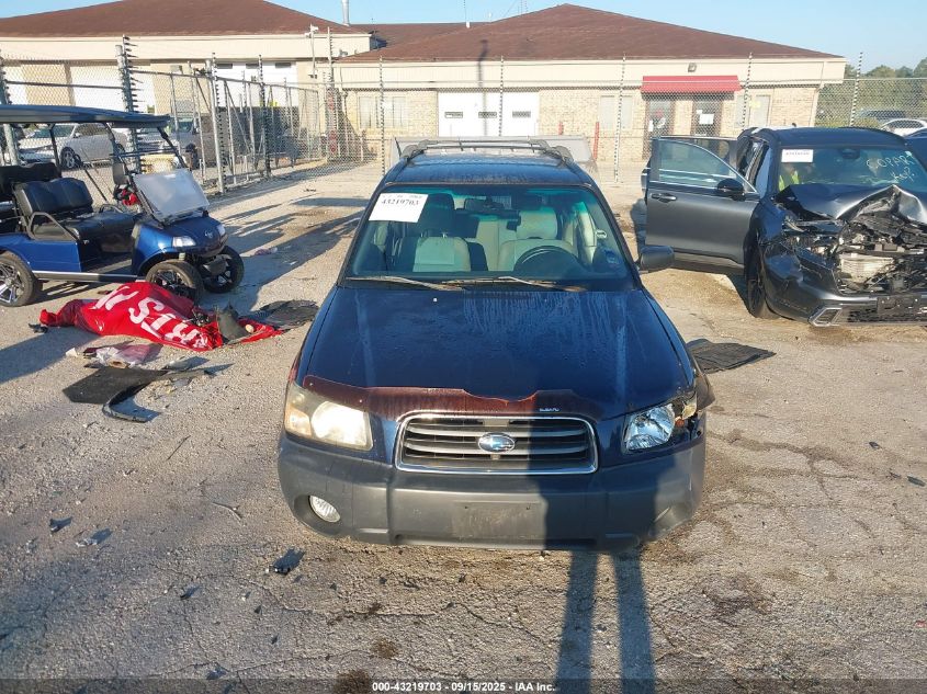2005 Subaru Forester 2.5X VIN: JF1SG63665H702510 Lot: 43219703