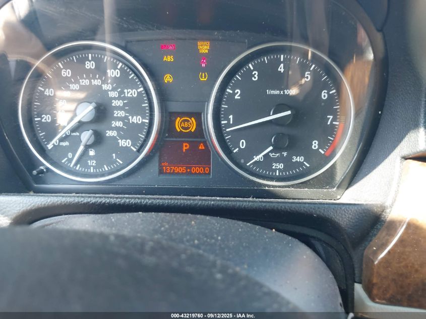 2008 BMW 335I VIN: WBAVB735X8P101739 Lot: 43219760