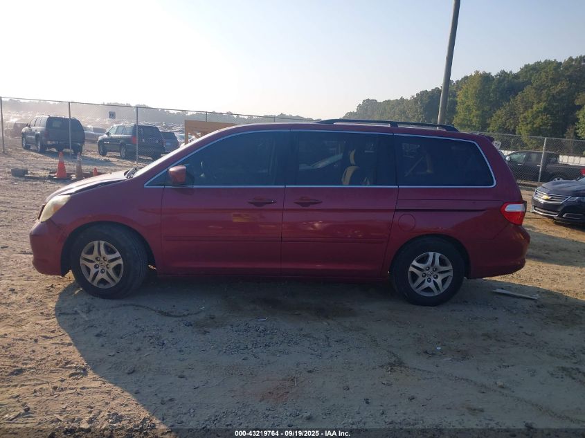 2005 Honda Odyssey Ex VIN: 5FNRL38495B008629 Lot: 43219764
