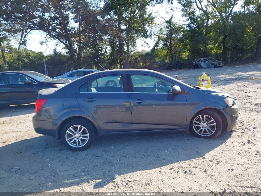 2013 Chevrolet Sonic Lt Auto VIN: 1G1JC5SH7D4172092 Lot: 43219774