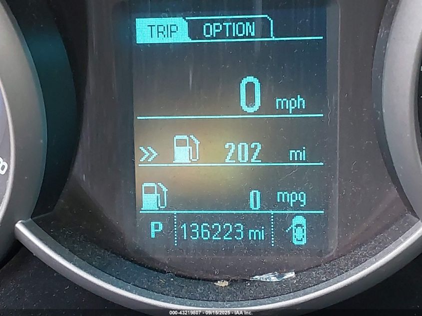 2016 Chevrolet Cruze Limited 1Lt Auto VIN: 1G1PE5SB2G7101367 Lot: 43219807