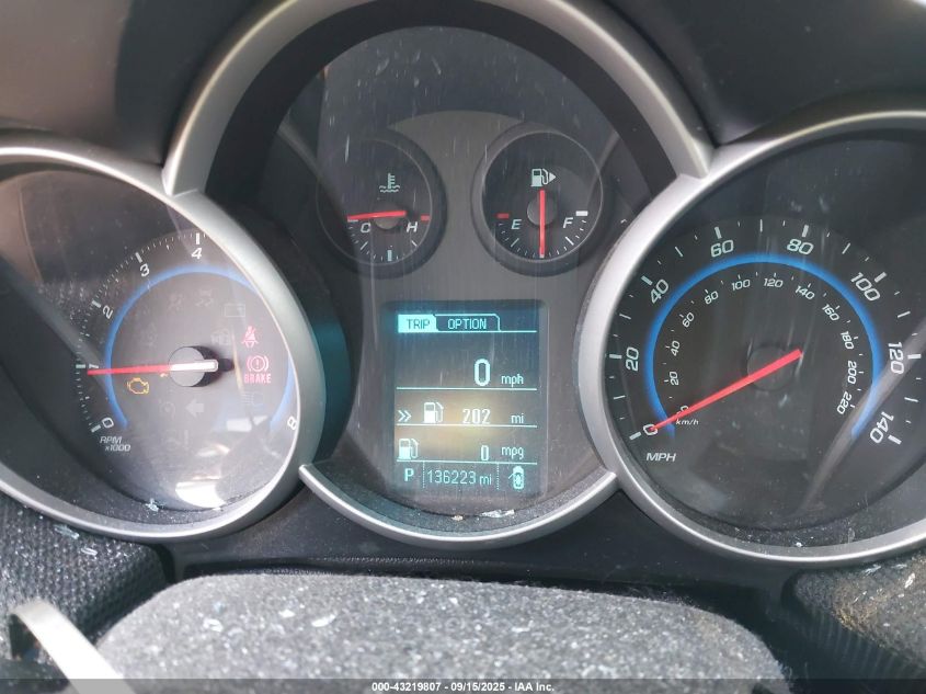 2016 Chevrolet Cruze Limited 1Lt Auto VIN: 1G1PE5SB2G7101367 Lot: 43219807