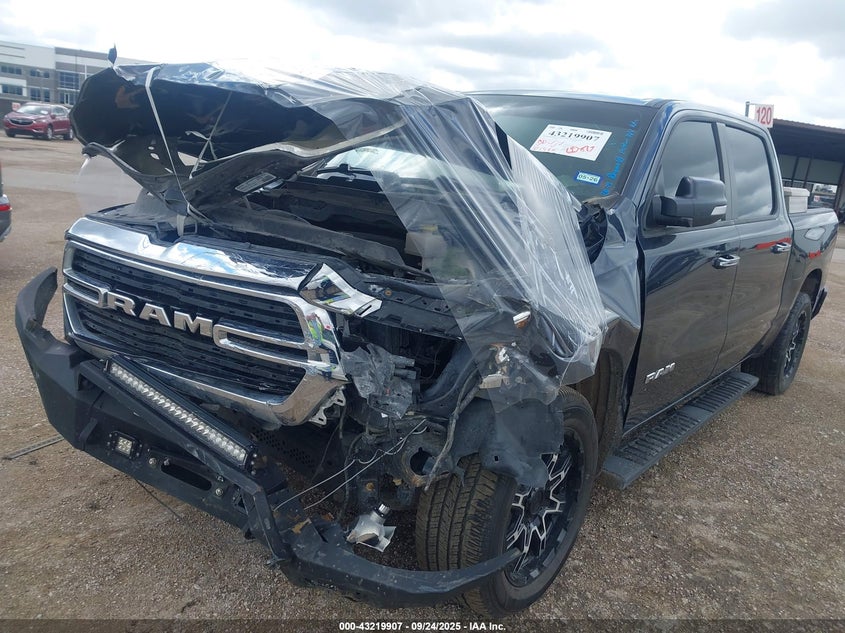 Vin: 1c6rreft4ln354159, lot: 43714400, ram 1500 lone star  4x2 5'7 box 20202