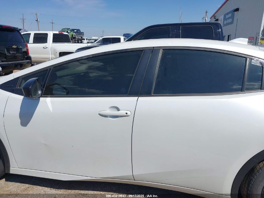 2024 Toyota Prius Le VIN: JTDACAAU4R3030780 Lot: 43219943