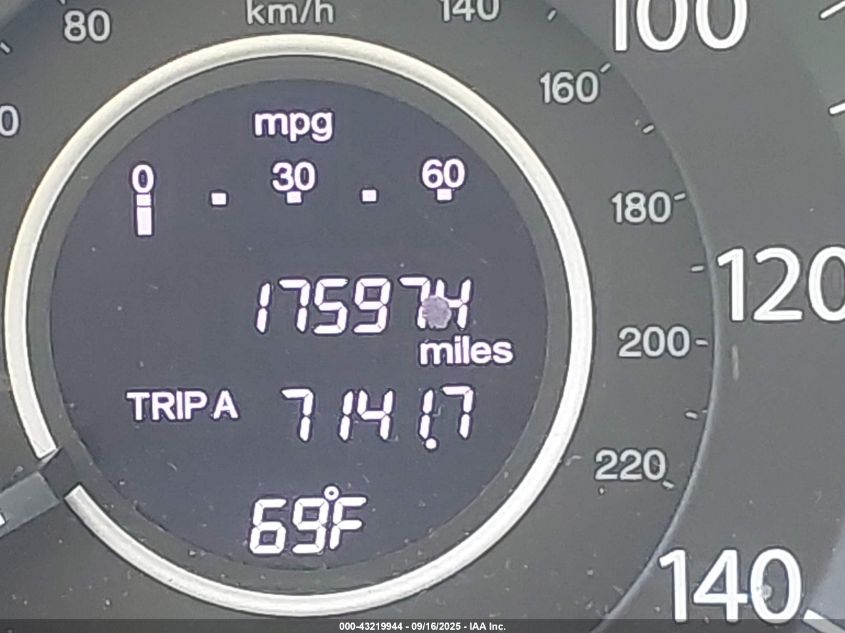 2013 Honda Cr-V Ex VIN: 5J6RM3H5XDL018467 Lot: 43219944