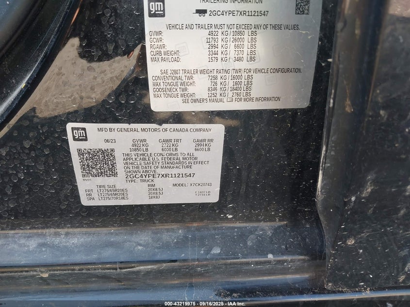 2GC4YPE7XR1121547 2024 CHEVROLET SILVERADO photo no. 9