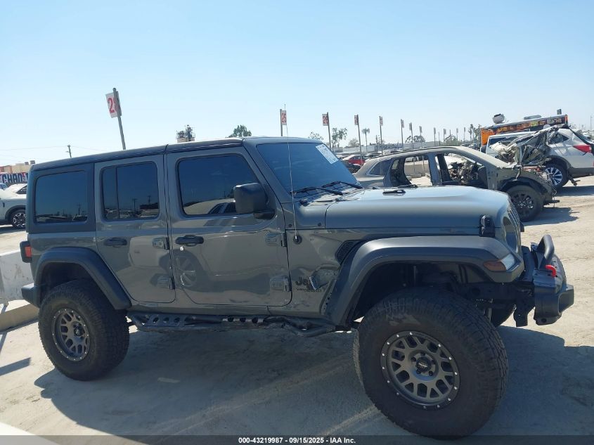 2022 Jeep Wrangler Unlimited Sport S 4X4 VIN: 1C4HJXDG7NW144553 Lot: 43219987