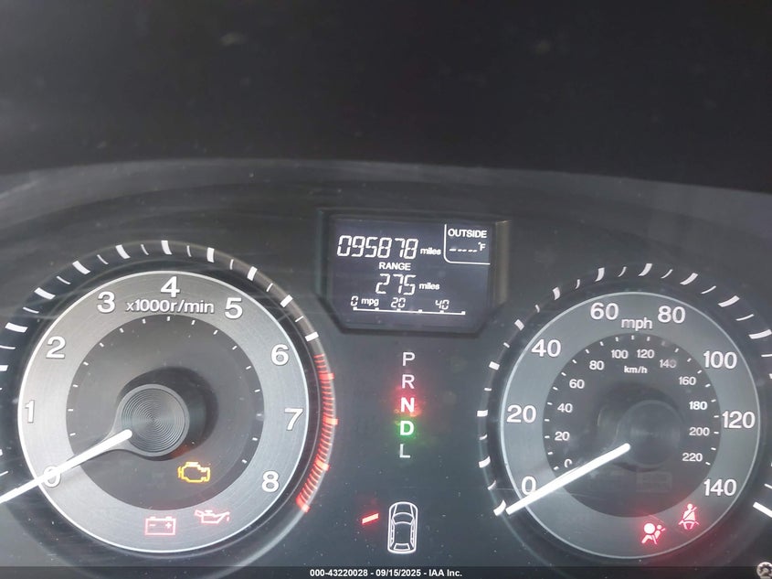 2015 Honda Odyssey Ex-L VIN: 5FNRL5H66FB005816 Lot: 43220028