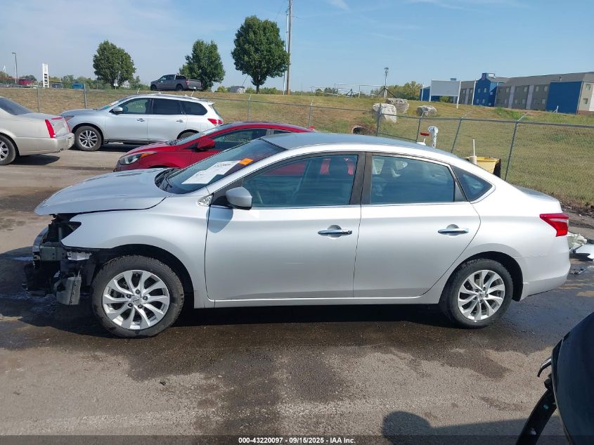 2018 Nissan Sentra Sv VIN: 3N1AB7AP3JL646739 Lot: 43220097