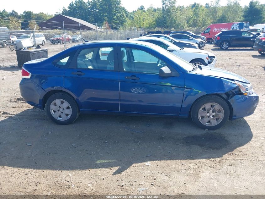 2008 Ford Focus S VIN: 1FAHP34N88W162754 Lot: 43220106