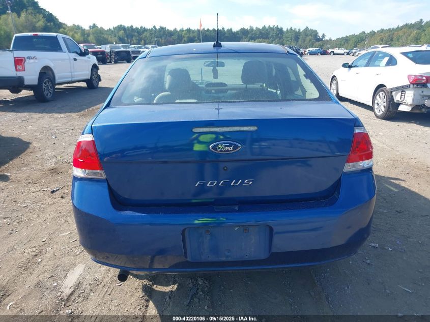 2008 Ford Focus S VIN: 1FAHP34N88W162754 Lot: 43220106