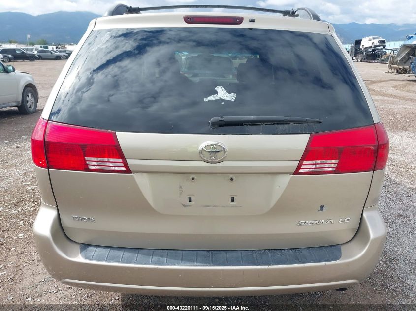 2004 Toyota Sienna Le VIN: 5TDZA23C34S158728 Lot: 43220111