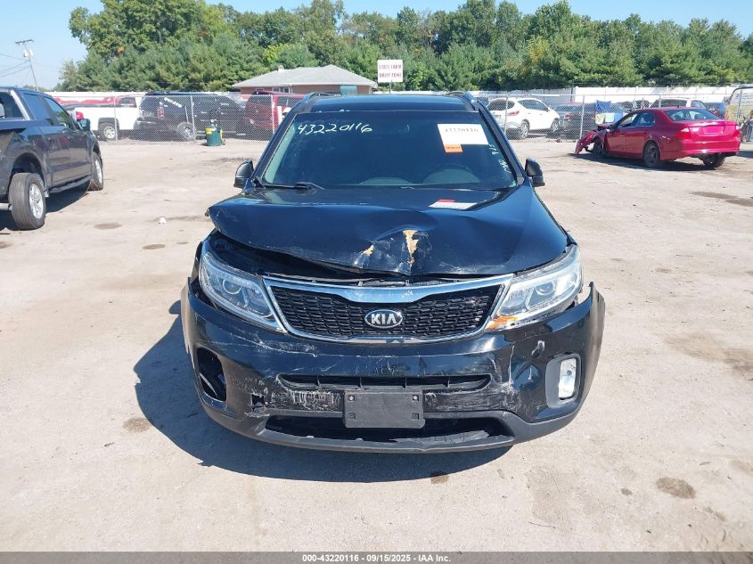 2015 Kia Sorento Ex V6 VIN: 5XYKU4A77FG619763 Lot: 43220116