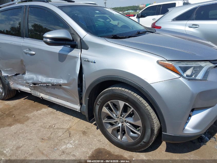 2017 Toyota Rav4 Hybrid Xle VIN: JTMRJREV6HD066327 Lot: 43220130