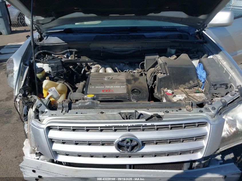 2003 Toyota Highlander Limited V6 VIN: JTEGF21A530107075 Lot: 43220169