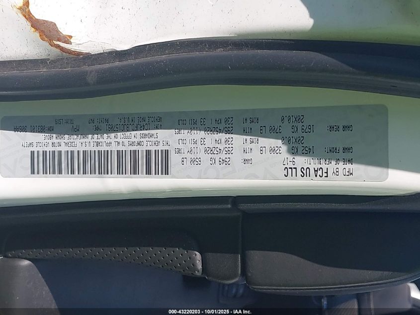 2018 Jeep Grand Cherokee Srt 4X4 VIN: 1C4RJFDJ8JC157091 Lot: 43220203