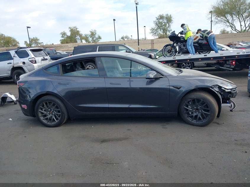 2024 Tesla Model 3 Long Range Dual Motor All-Wheel Drive/Rear-Wheel Drive VIN: 5YJ3E1EA5RF748506 Lot: 43220223