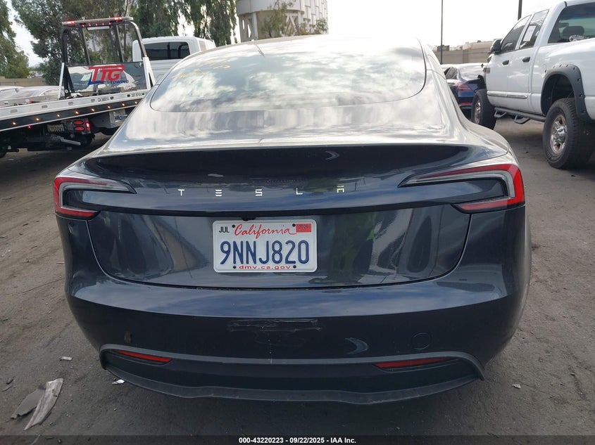 2024 Tesla Model 3 Long Range Dual Motor All-Wheel Drive/Rear-Wheel Drive VIN: 5YJ3E1EA5RF748506 Lot: 43220223