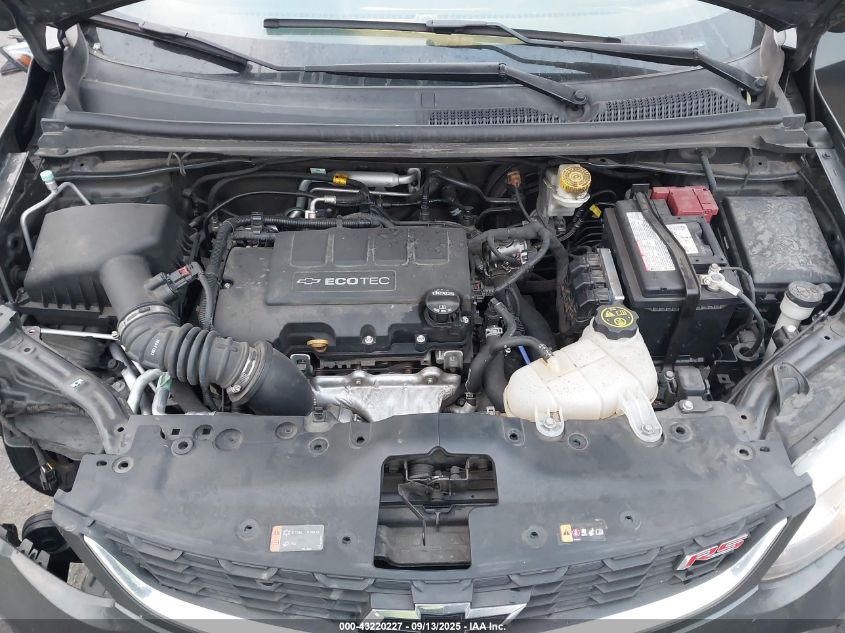 2020 Chevrolet Sonic Fwd Lt VIN: 1G1JD5SB2L4100417 Lot: 43220227