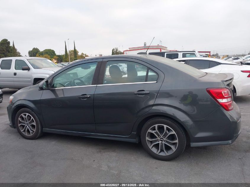 2020 Chevrolet Sonic Fwd Lt VIN: 1G1JD5SB2L4100417 Lot: 43220227