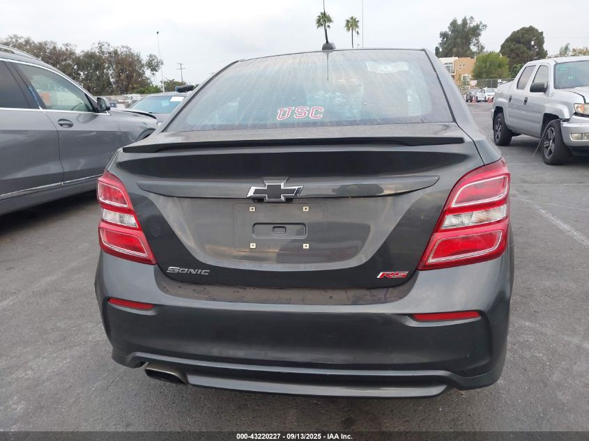 2020 Chevrolet Sonic Fwd Lt VIN: 1G1JD5SB2L4100417 Lot: 43220227