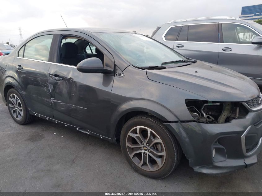 2020 Chevrolet Sonic Fwd Lt VIN: 1G1JD5SB2L4100417 Lot: 43220227