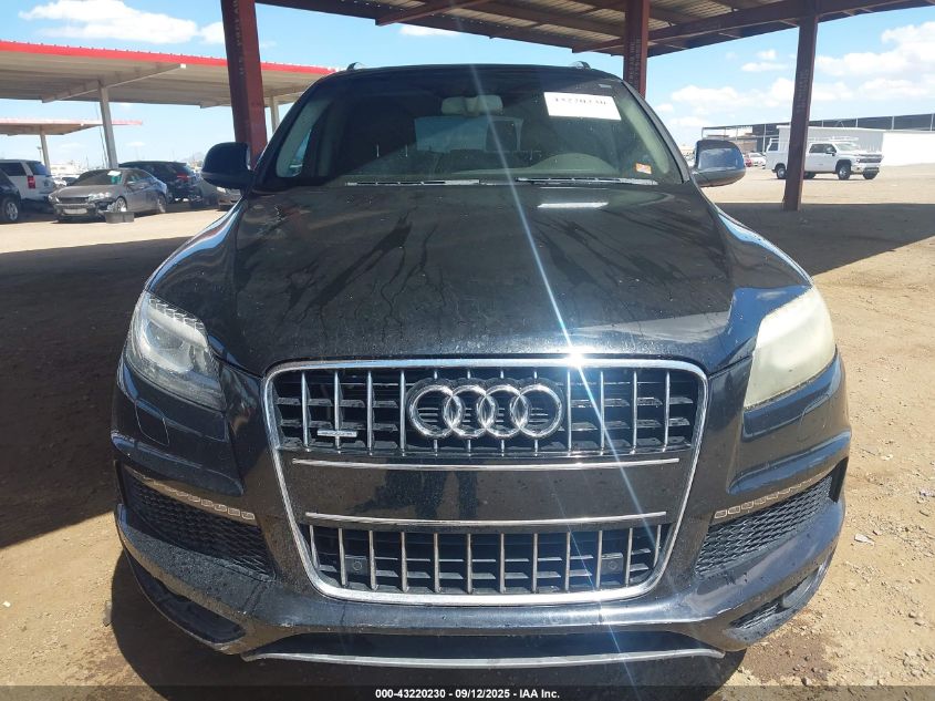 2012 Audi Q7 3.0T S Line Prestige VIN: WA1DGAFE3CD004265 Lot: 43220230