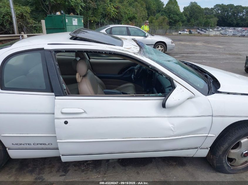 1998 Chevrolet Monte Carlo Z34 VIN: 2G1WX12K0W9254227 Lot: 43220247