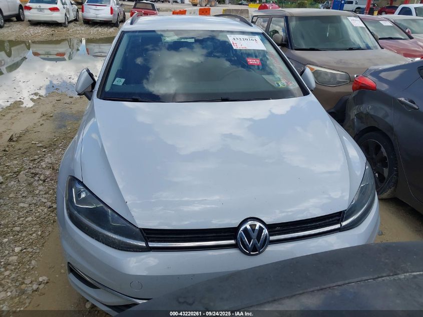 2018 Volkswagen Golf Sportwagen Tsi S/Tsi Se VIN: 3VWD17AU2JM762959 Lot: 43220261